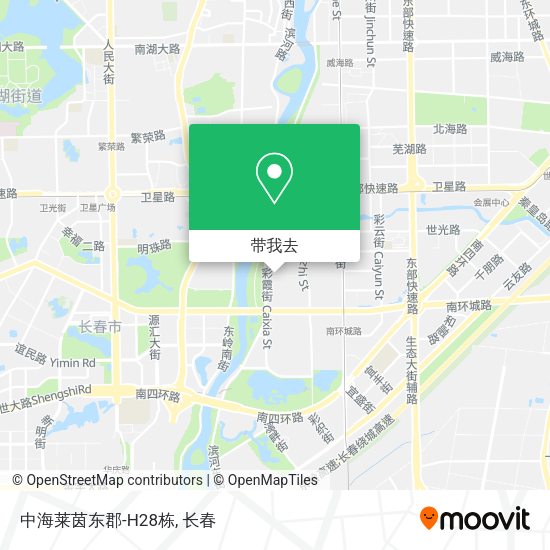 中海莱茵东郡-H28栋地图