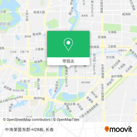 中海莱茵东郡-H28栋地图