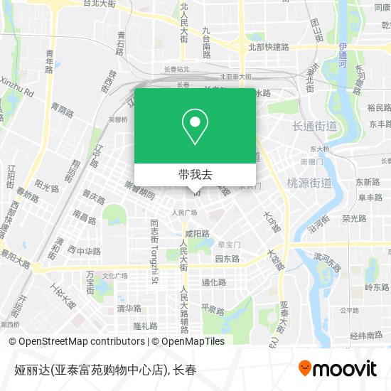 娅丽达(亚泰富苑购物中心店)地图