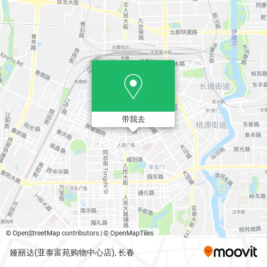 娅丽达(亚泰富苑购物中心店)地图