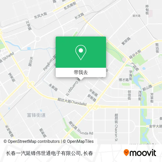 长春一汽延锋伟世通电子有限公司地图
