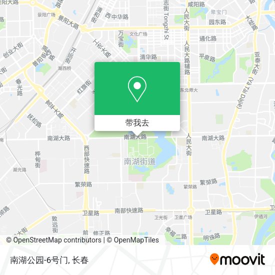 南湖公园-6号门地图