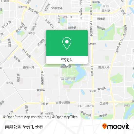 南湖公园-6号门地图