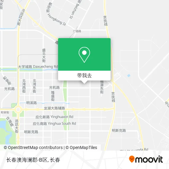 长春澳海澜郡-B区地图