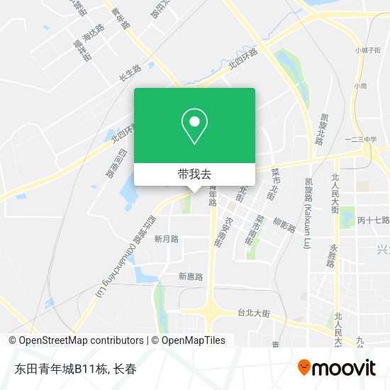 东田青年城B11栋地图