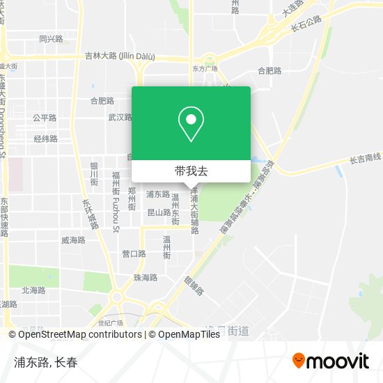 浦东路地图