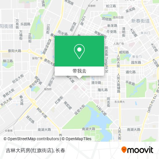 吉林大药房(红旗街店)地图