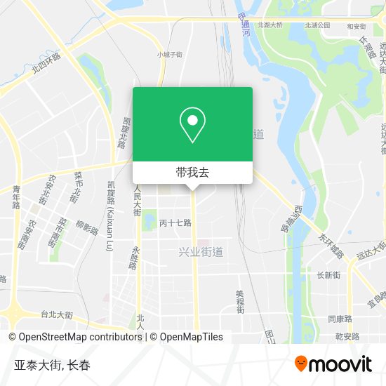 亚泰大街地图