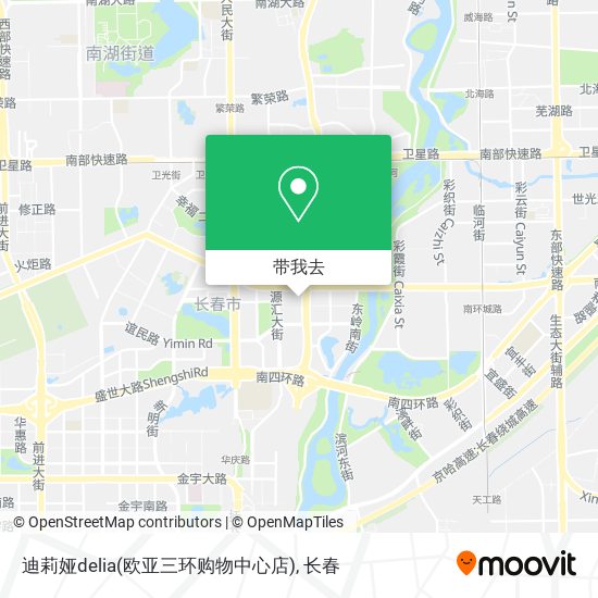 迪莉娅delia(欧亚三环购物中心店)地图