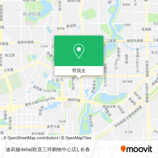 迪莉娅delia(欧亚三环购物中心店)地图