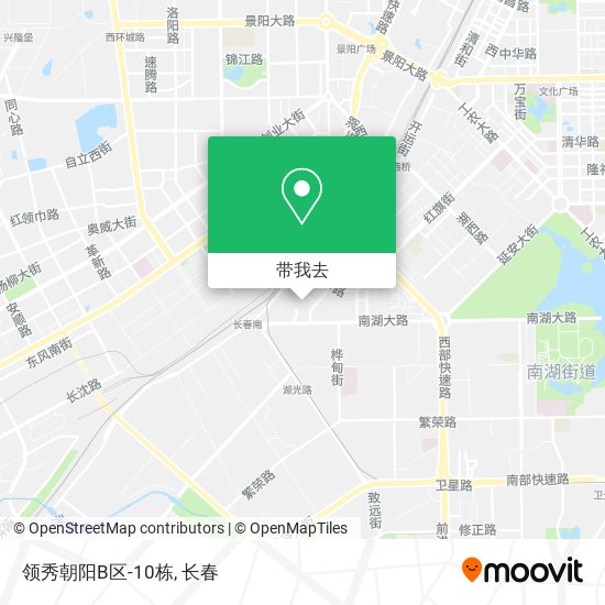 领秀朝阳B区-10栋地图