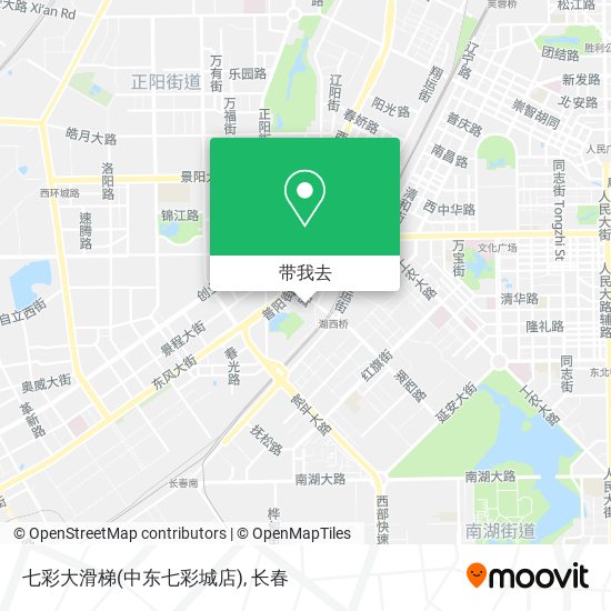 七彩大滑梯(中东七彩城店)地图