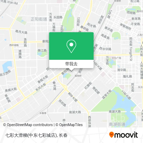 七彩大滑梯(中东七彩城店)地图