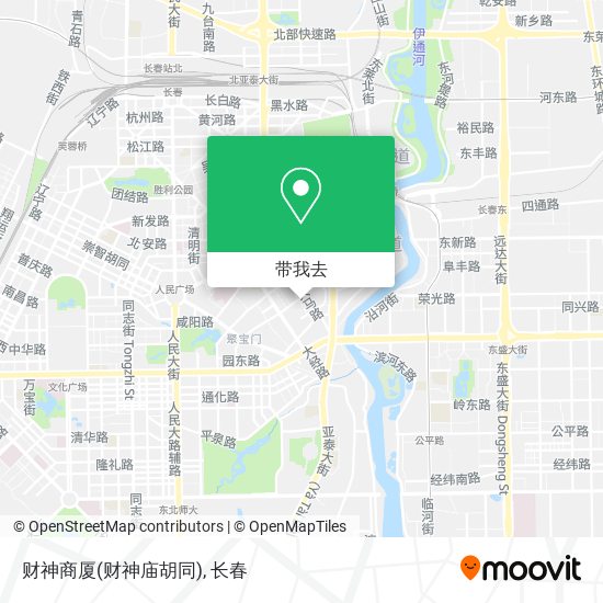 财神商厦(财神庙胡同)地图