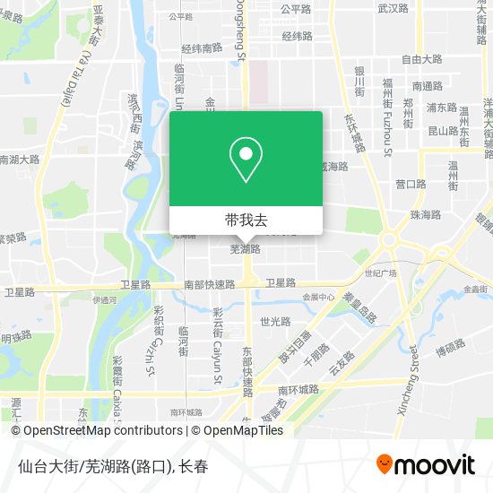 仙台大街/芜湖路(路口)地图