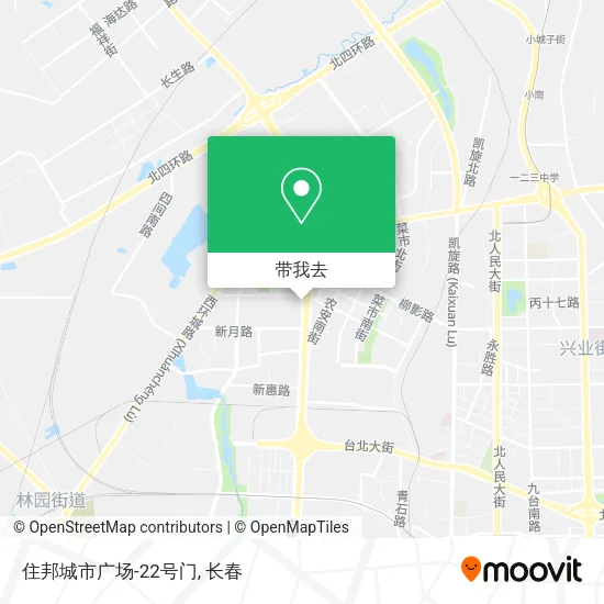 住邦城市广场-22号门地图