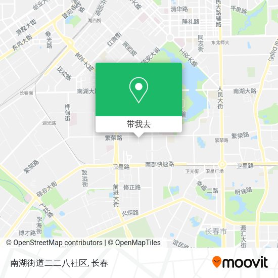 南湖街道二二八社区地图