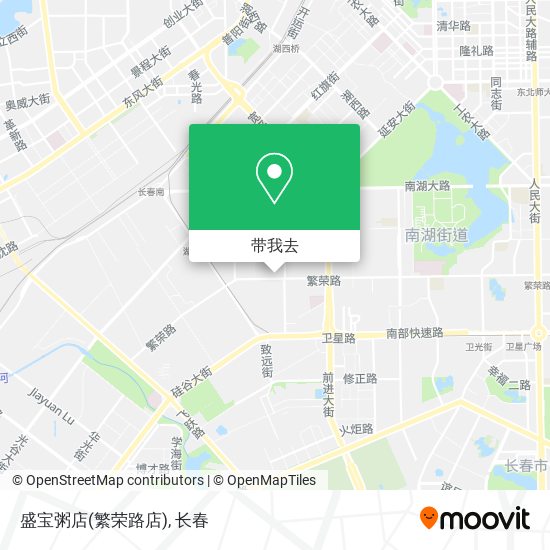 盛宝粥店(繁荣路店)地图