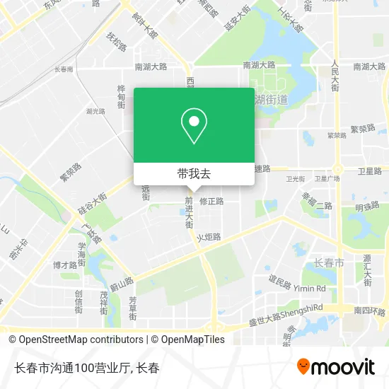 长春市沟通100营业厅地图