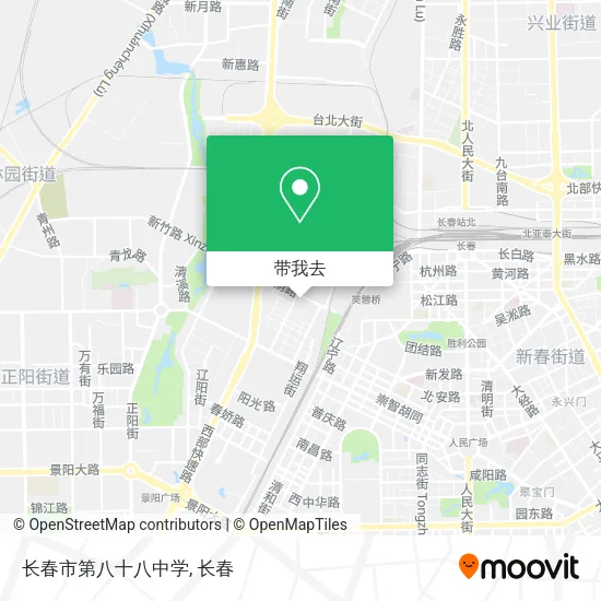 长春市第八十八中学地图