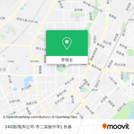 240路(电车公司-市二实验中学)地图