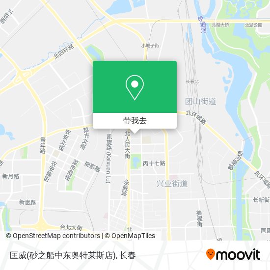 匡威(砂之船中东奥特莱斯店)地图