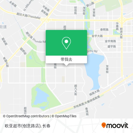 欧亚超市(创意路店)地图