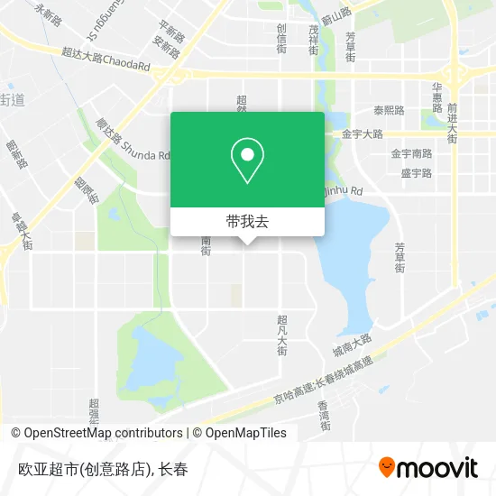 欧亚超市(创意路店)地图