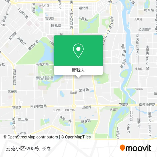 云苑小区-205栋地图