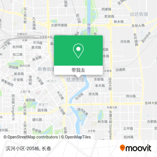 滨河小区-205栋地图