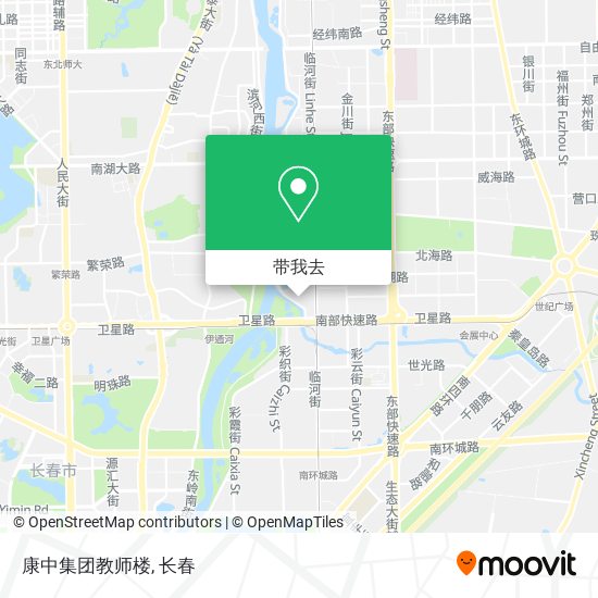 康中集团教师楼地图