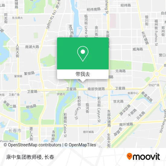 康中集团教师楼地图
