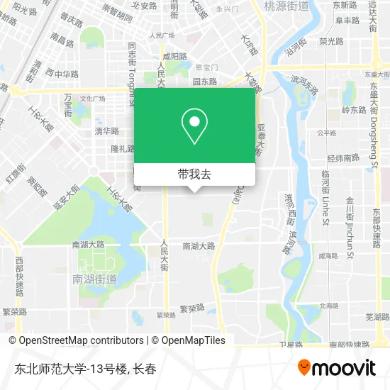 东北师范大学-13号楼地图