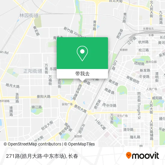 271路(皓月大路-中东市场)地图