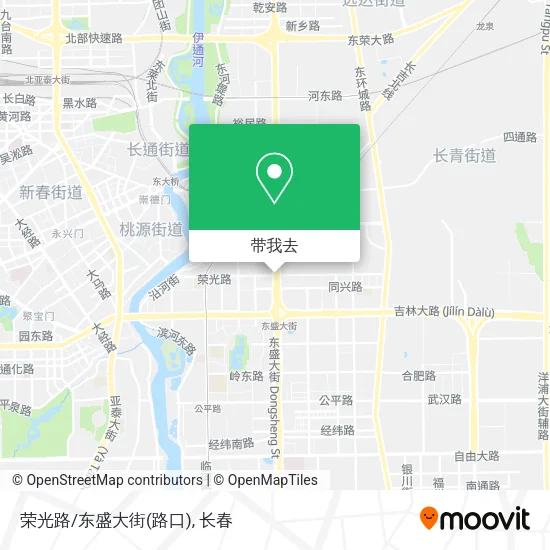 荣光路/东盛大街(路口)地图