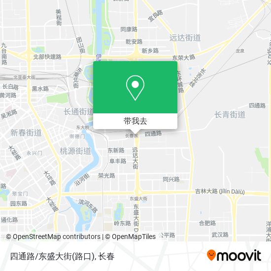 四通路/东盛大街(路口)地图