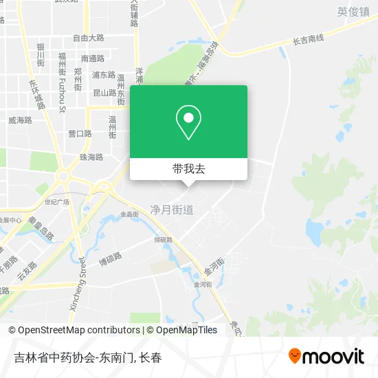 吉林省中药协会-东南门地图
