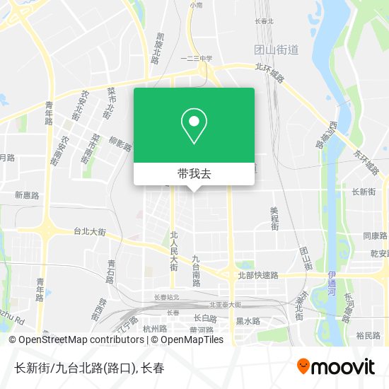 长新街/九台北路(路口)地图