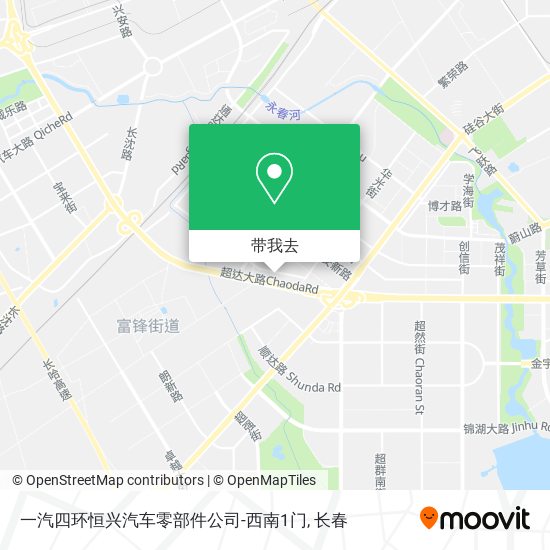 一汽四环恒兴汽车零部件公司-西南1门地图