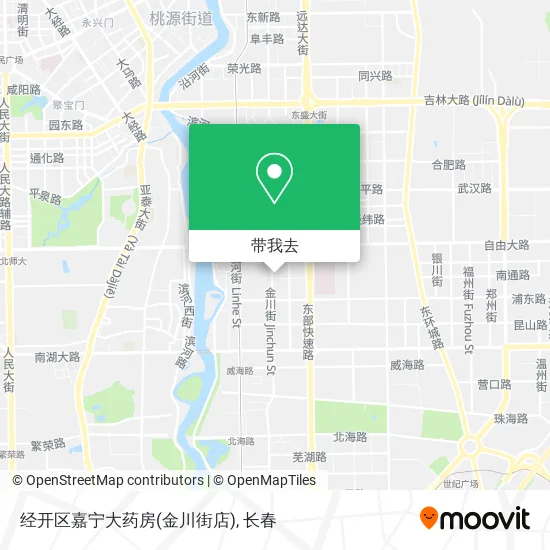 经开区嘉宁大药房(金川街店)地图