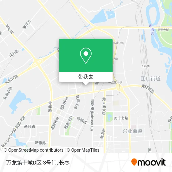 万龙第十城D区-3号门地图