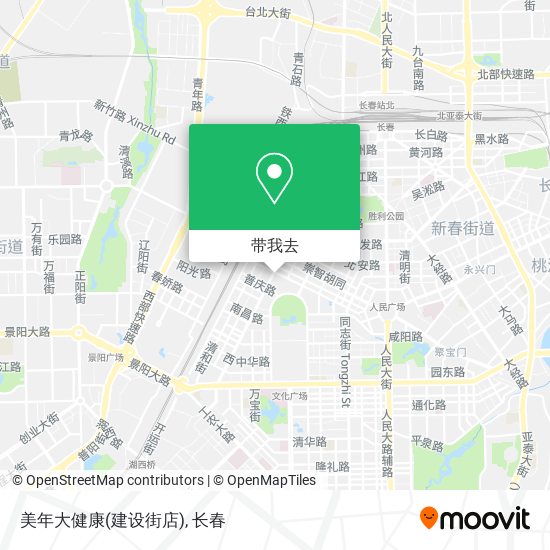 美年大健康(建设街店)地图