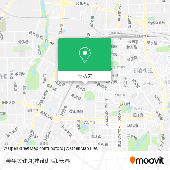 美年大健康(建设街店)地图