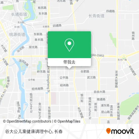 谷大公儿童健康调理中心地图