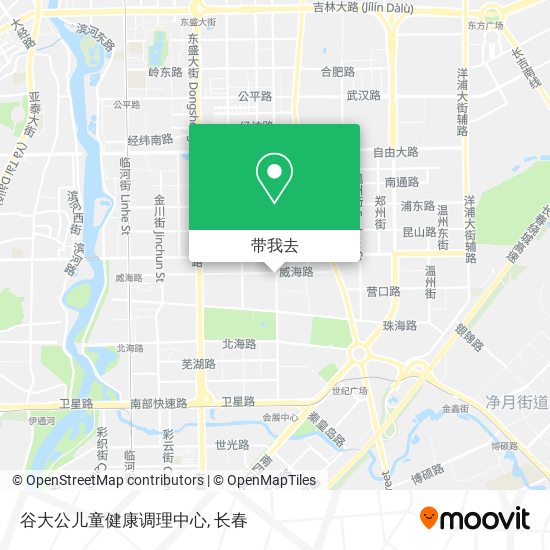 谷大公儿童健康调理中心地图