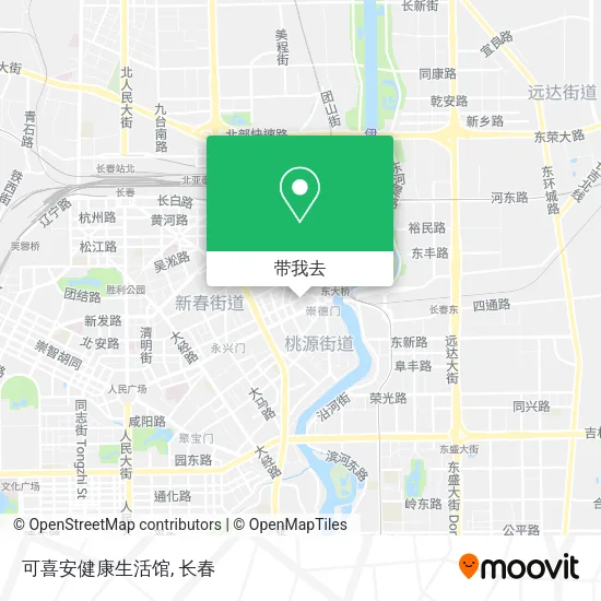 可喜安健康生活馆地图
