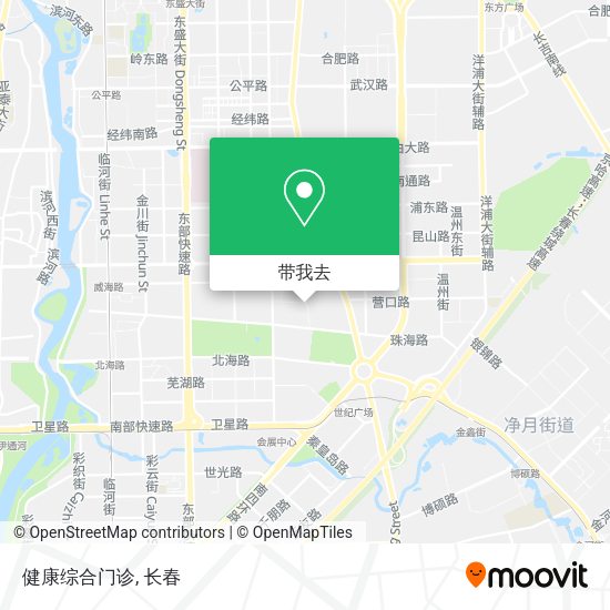 健康综合门诊地图