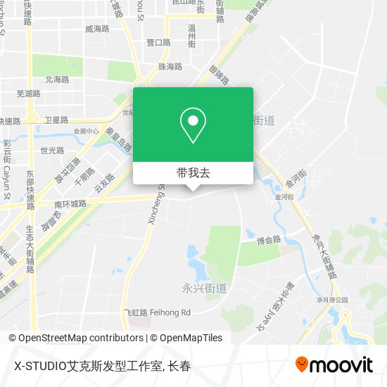 X-STUDIO艾克斯发型工作室地图