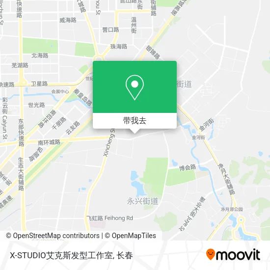 X-STUDIO艾克斯发型工作室地图