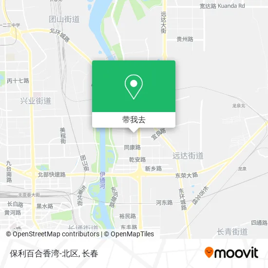 保利百合香湾-北区地图